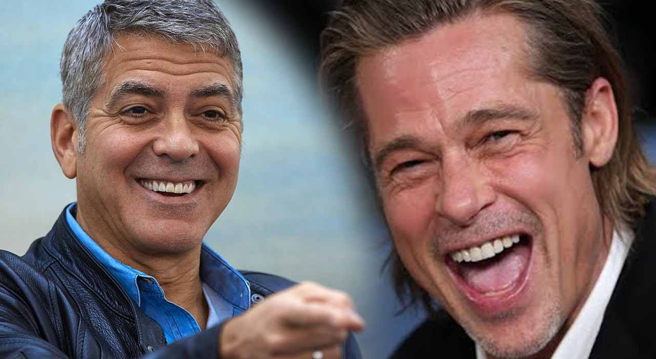 George Clooney scherzo Brad Pitt