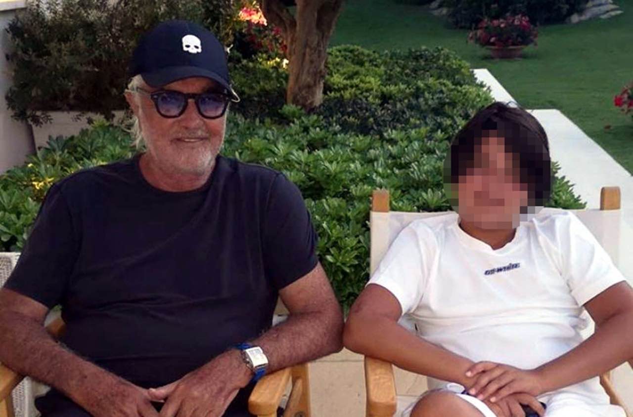 Briatore e figlio