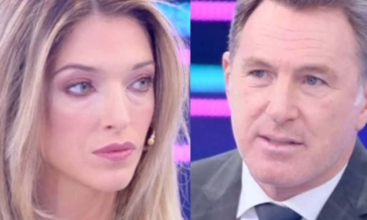 Guenda Goria Filippo Nardi flirt in corso bacio foto