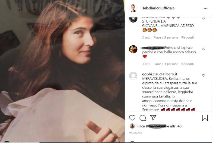 isabella del trono over da giovane modella a parigi spunta la foto com era la dama di uomini e donne