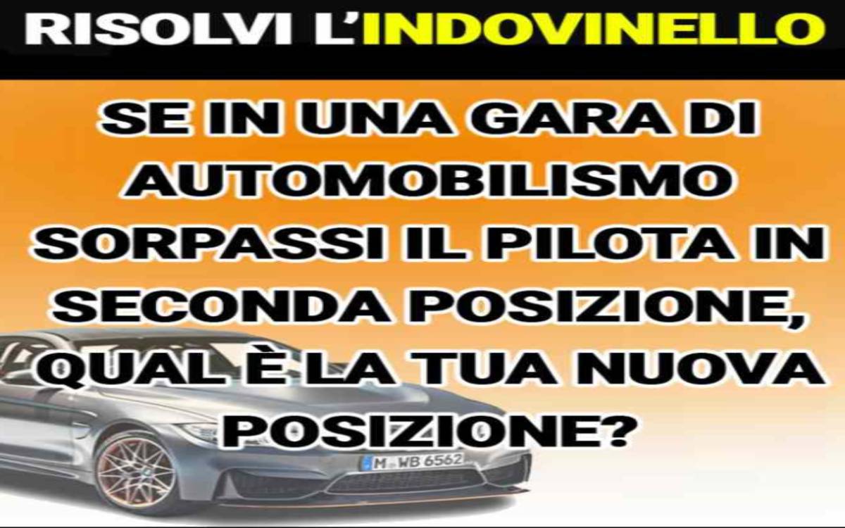 Indovinello: in pochissimi ci riescono e tu? Prova