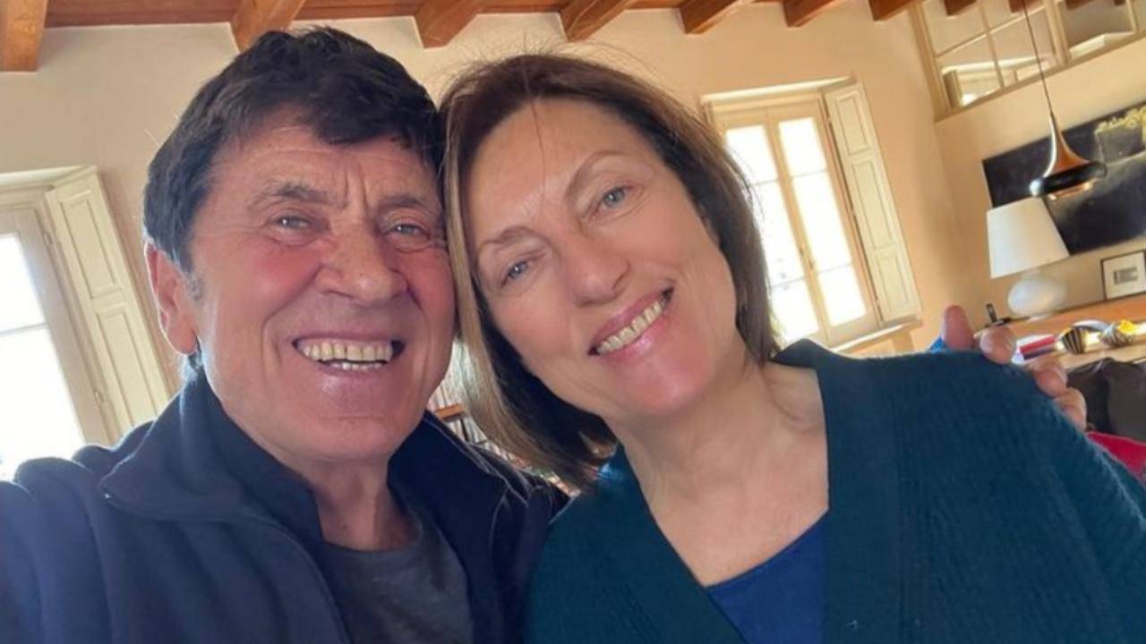 gianni morandi gesto moglie