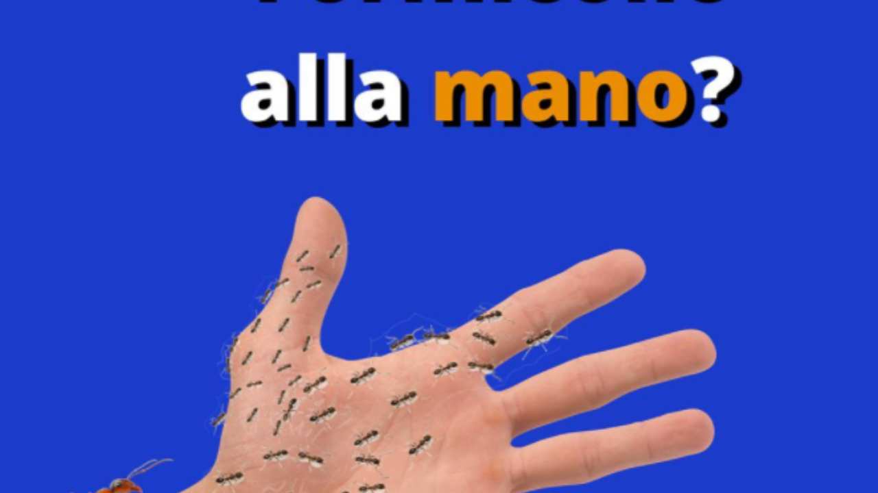 Formicolio alla mano