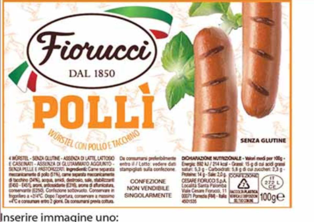 Wustel Fiorucci richiamata per salmonella: massima attenzione al lotto